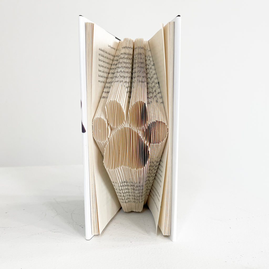 Paws on the Page • Folded Book Sculpture