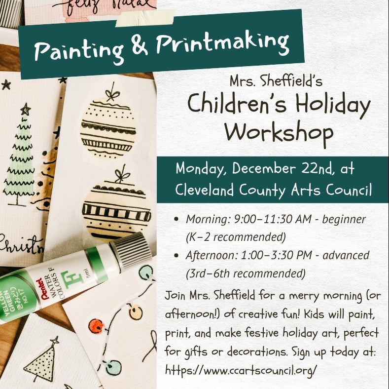 Holiday Painting & Printmaking Children’s Art Camp