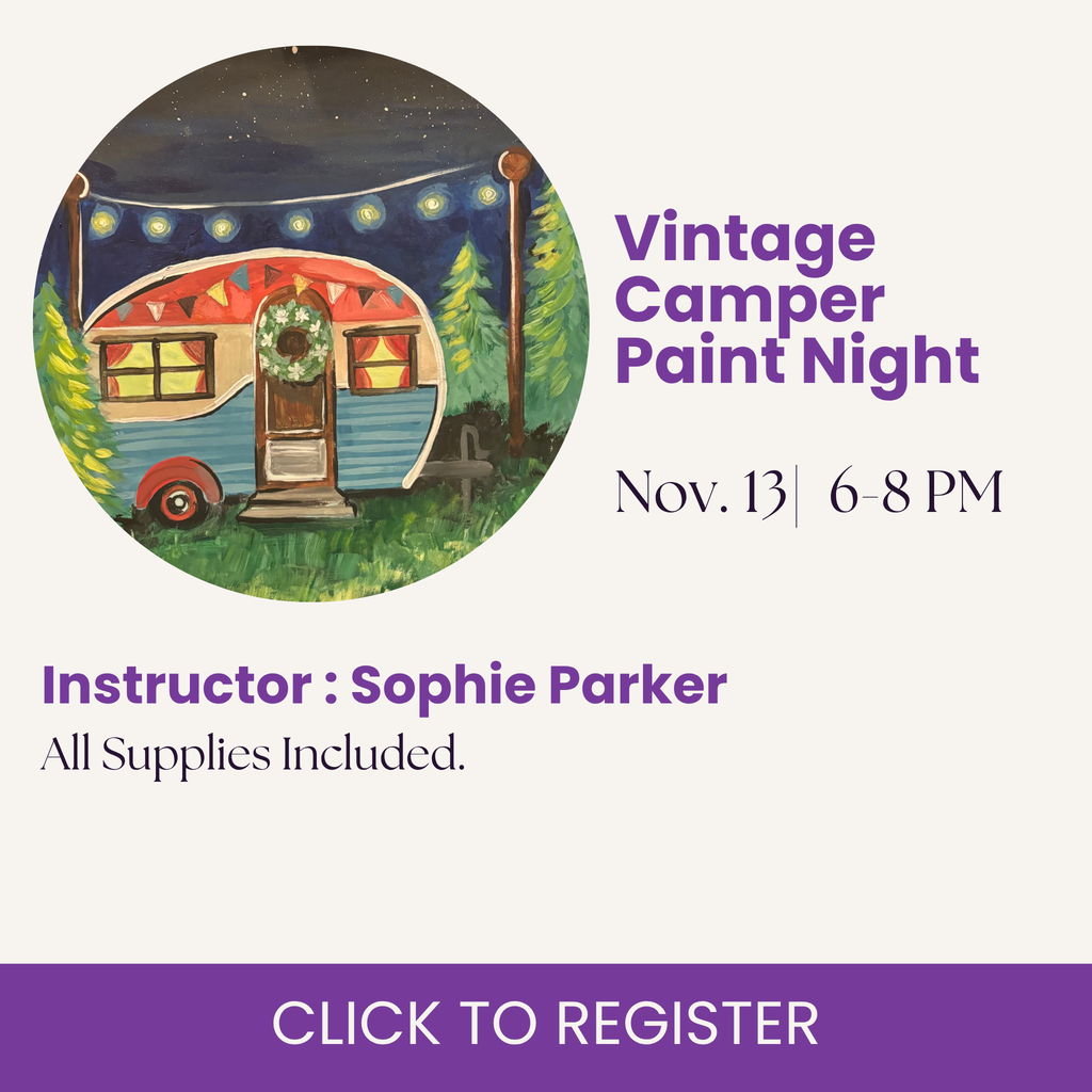 Vintage Camper Paint Night