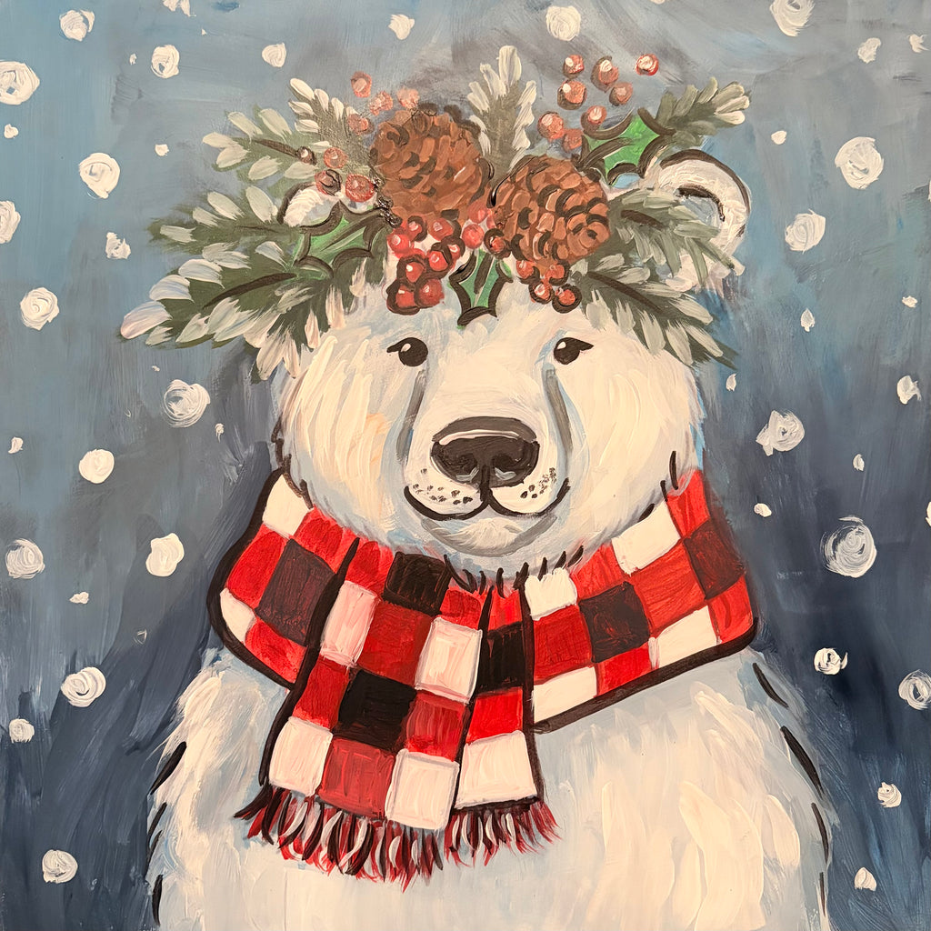 Holiday Polar Bear Paint Night