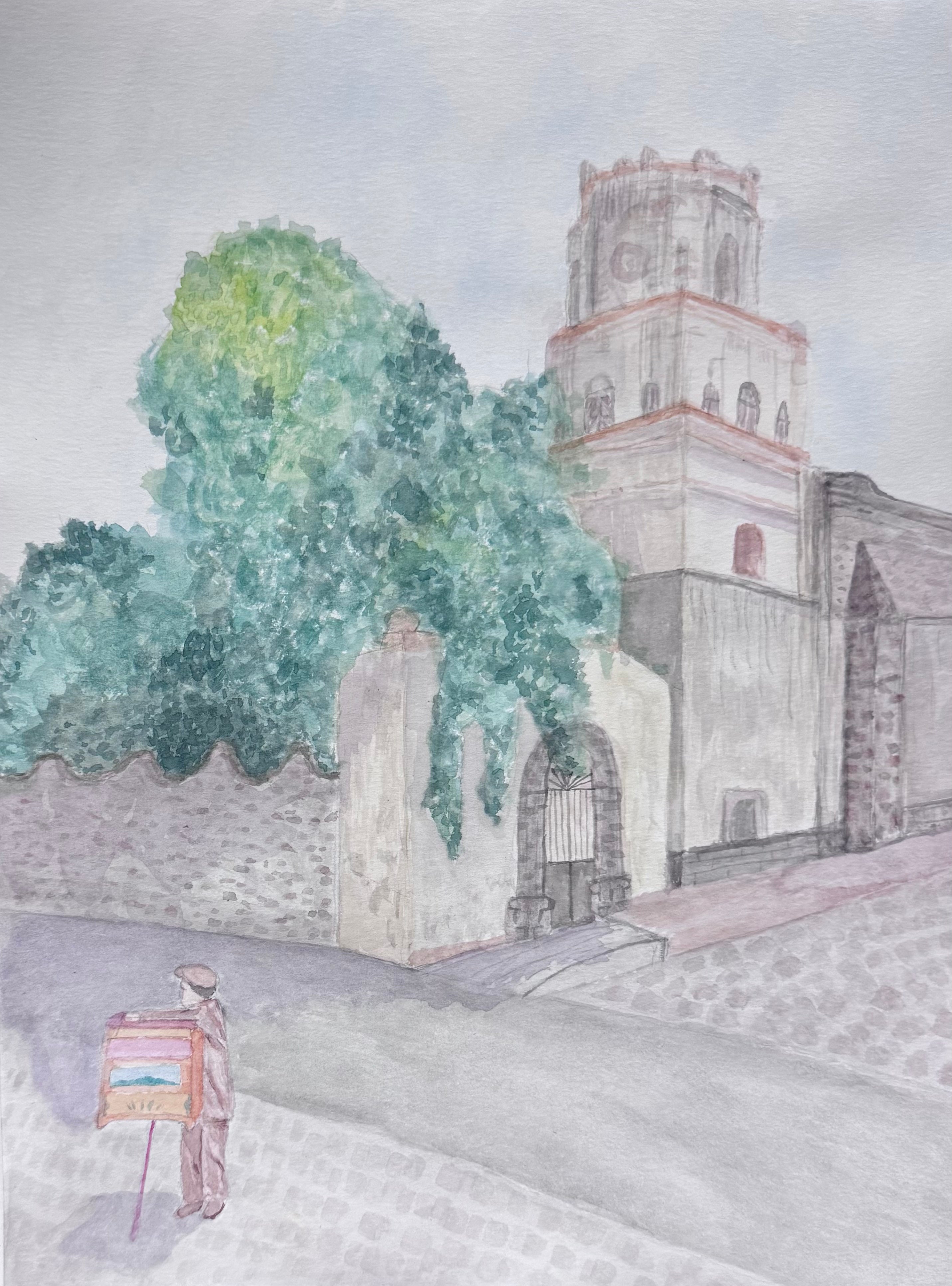 Beginner Watercolor: Mexican Landscape and Architecture: starts July 11