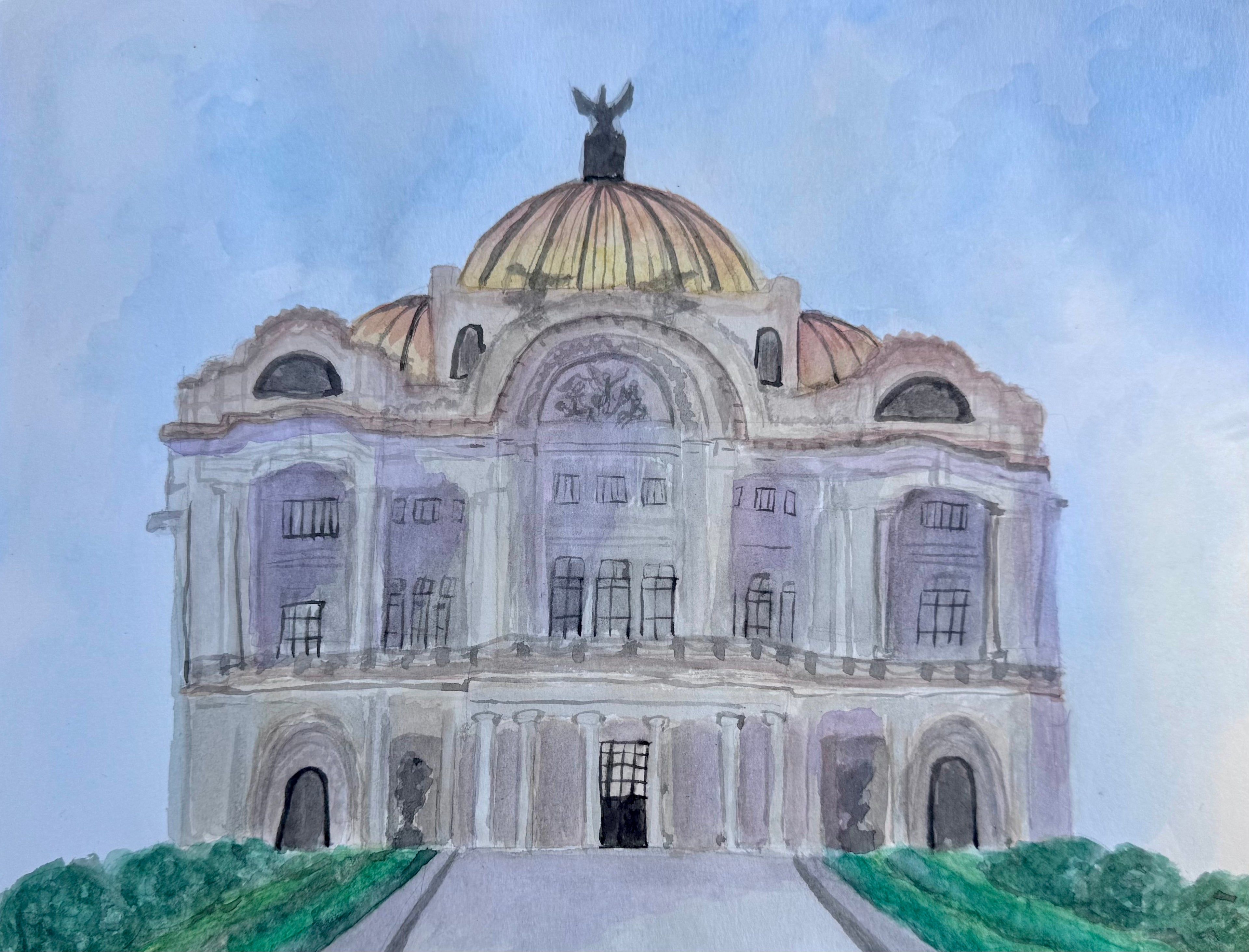 Beginner Watercolor: Mexican Landscape and Architecture: starts July 11