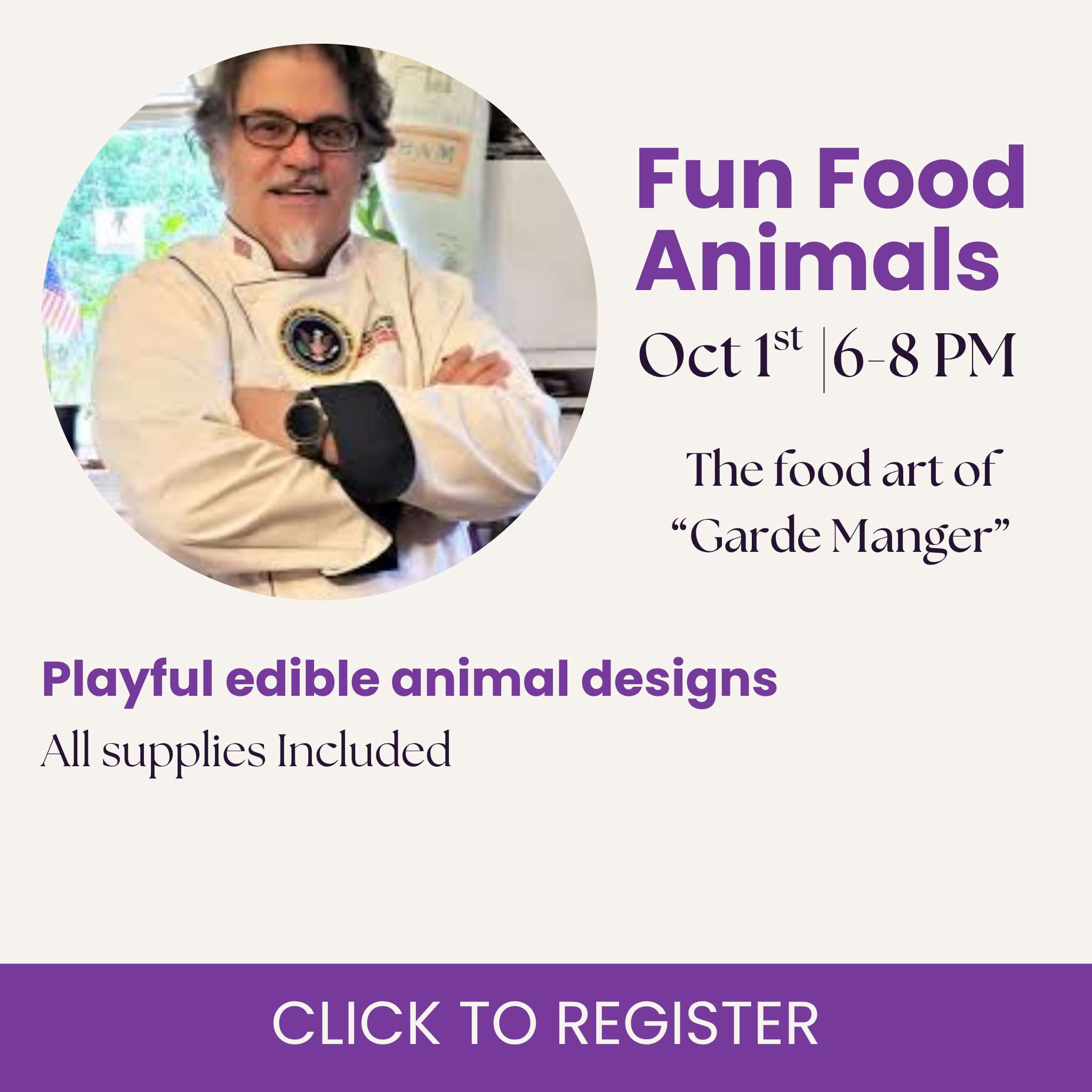 Week 4- Fun Food Animals