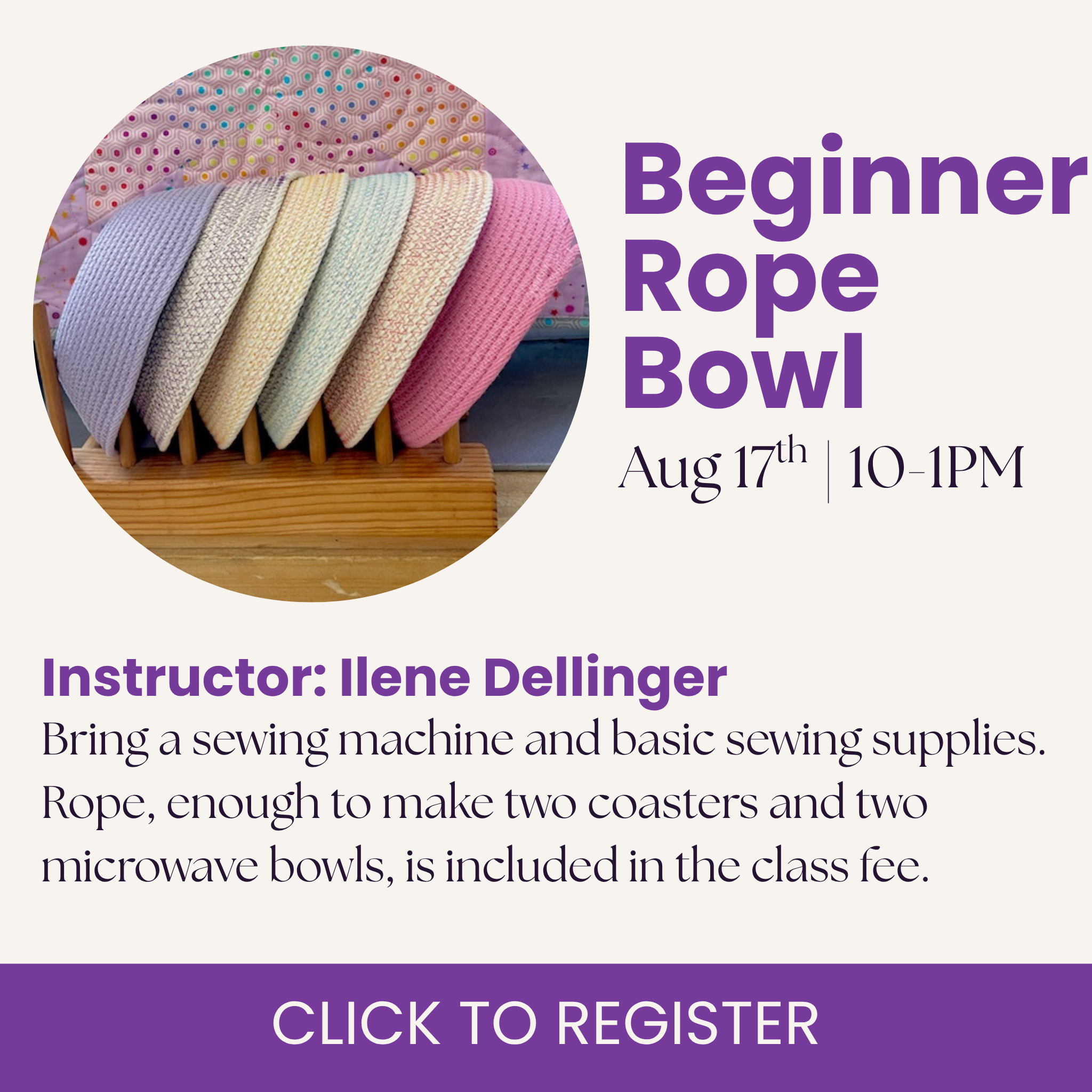 Beginner Rope Bowl