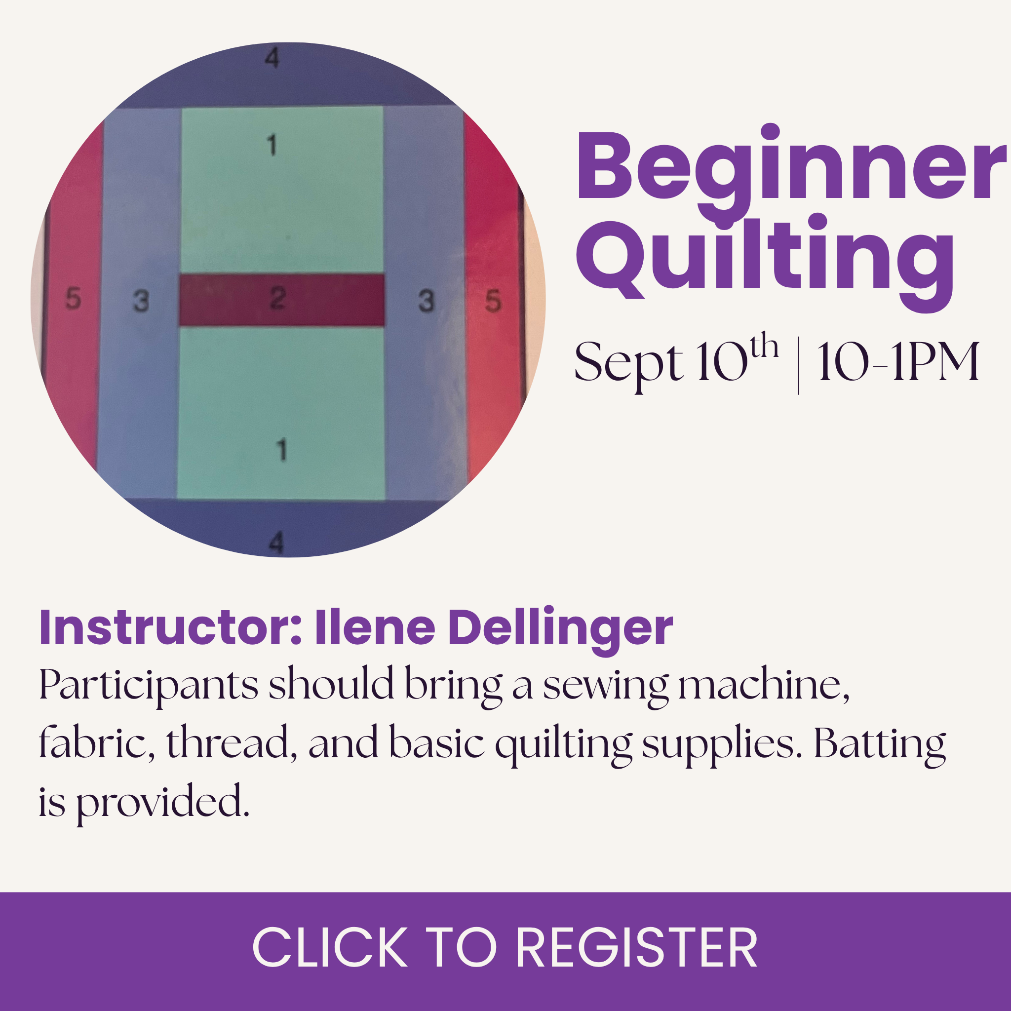 Beginner Quilting