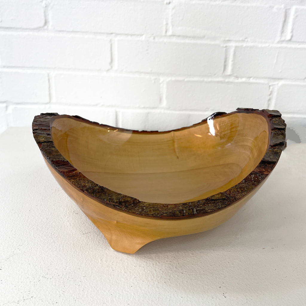 Hand-Turned Raw Edge Bowl