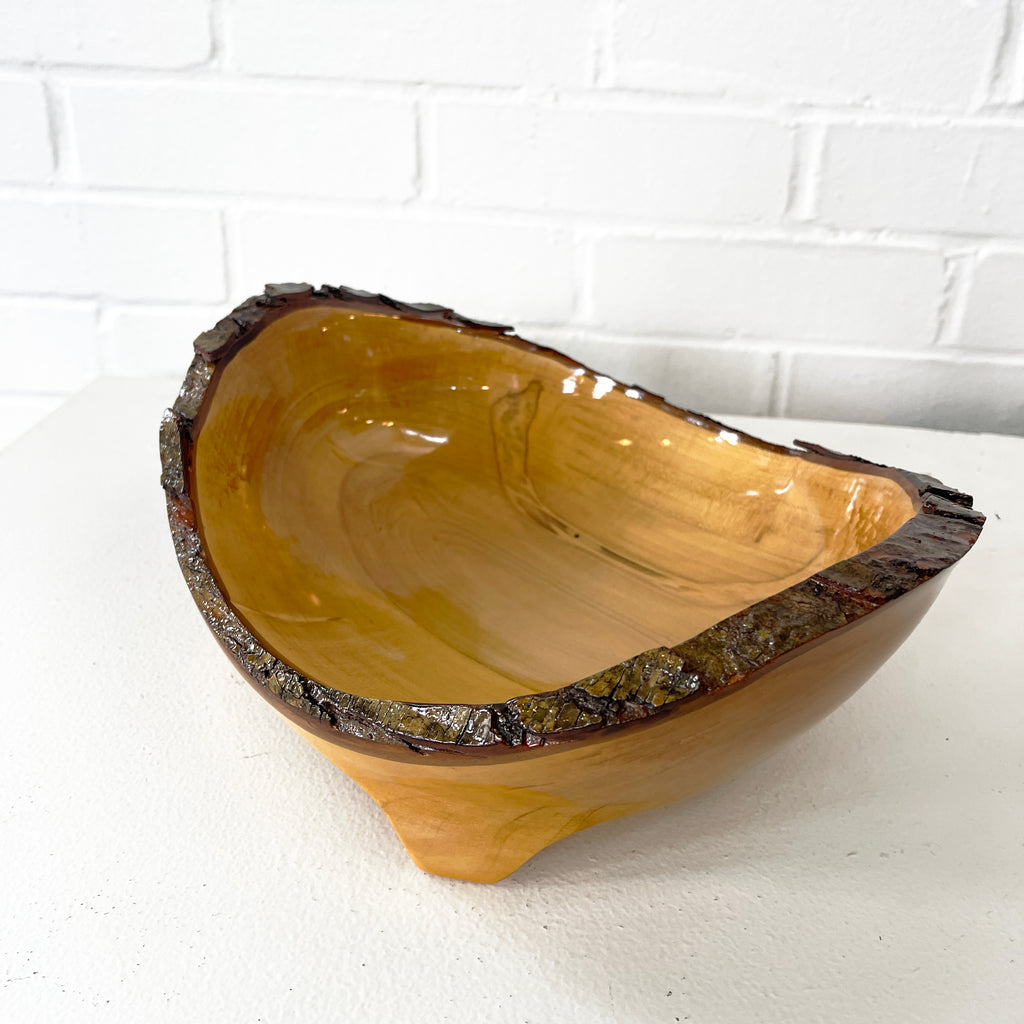 Hand-Turned Raw Edge Bowl