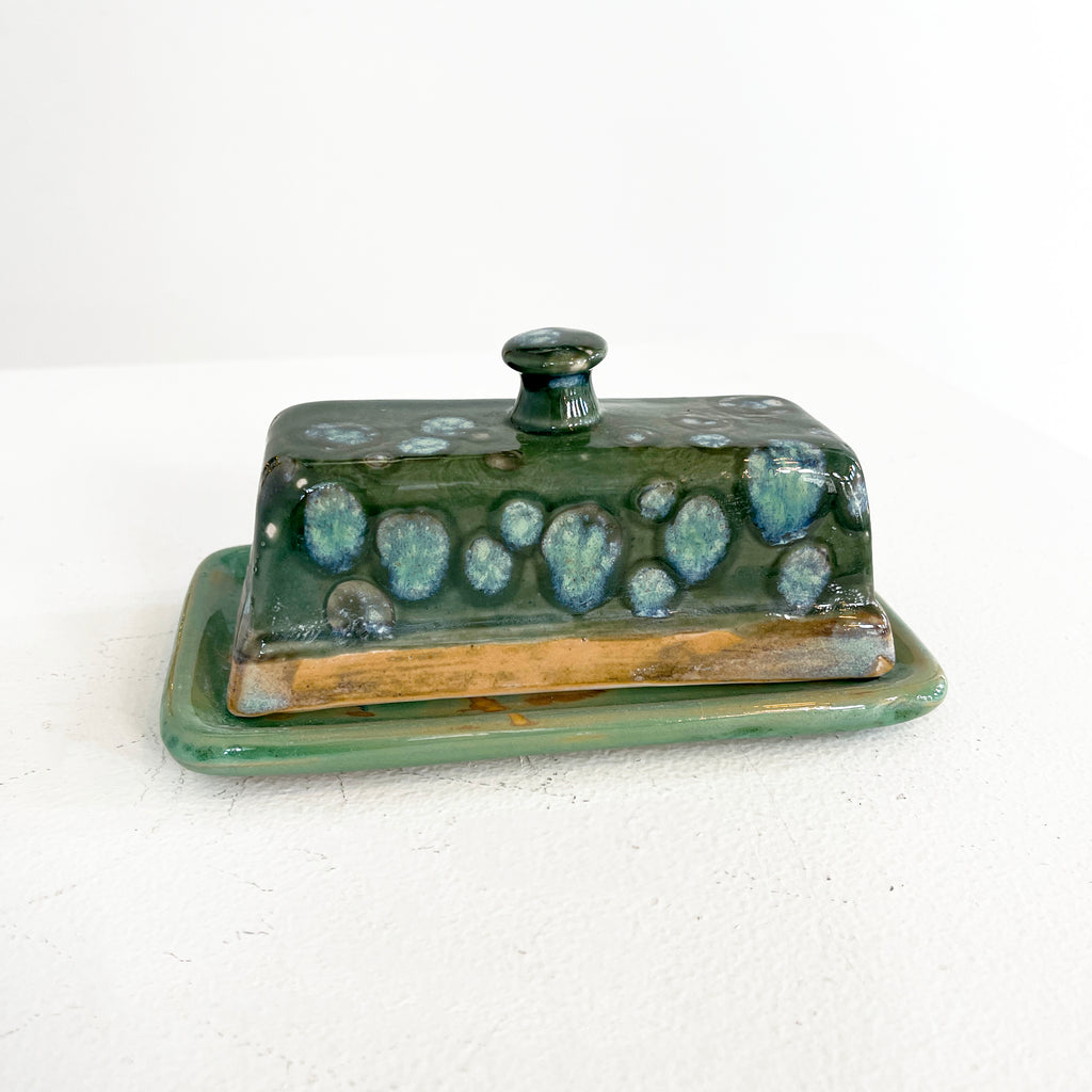 Blue & Green Butter Dish