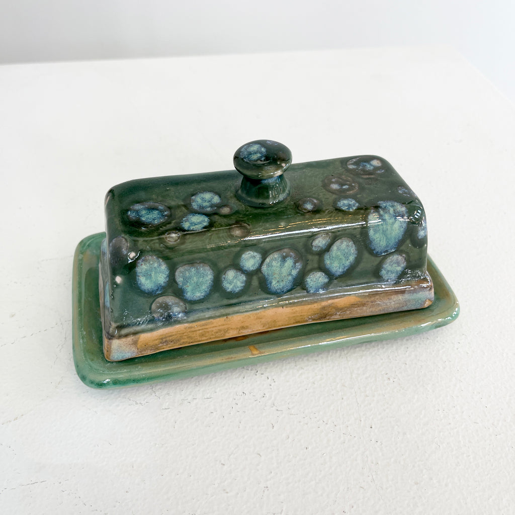 Blue & Green Butter Dish
