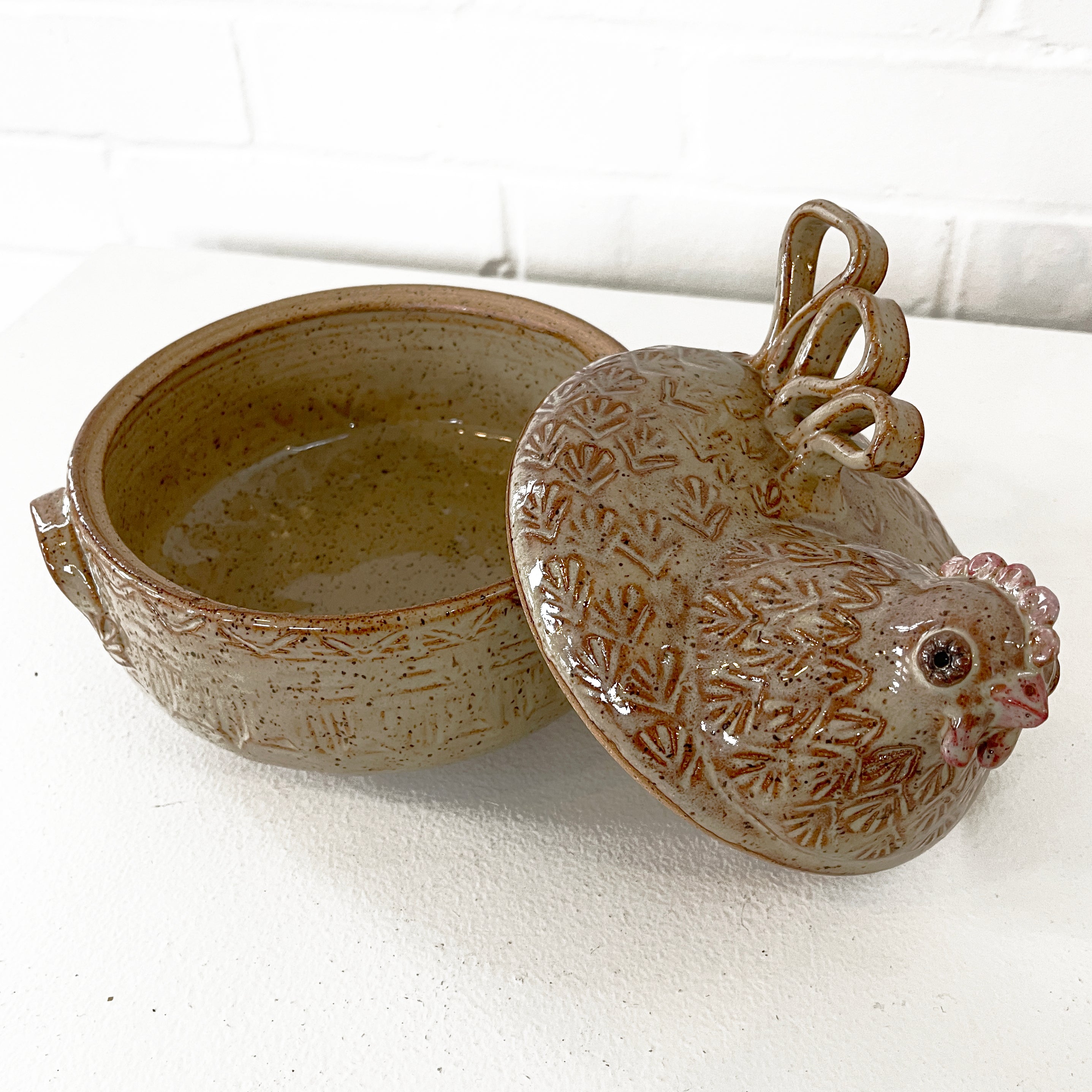 Mother Hen Covered Bowl