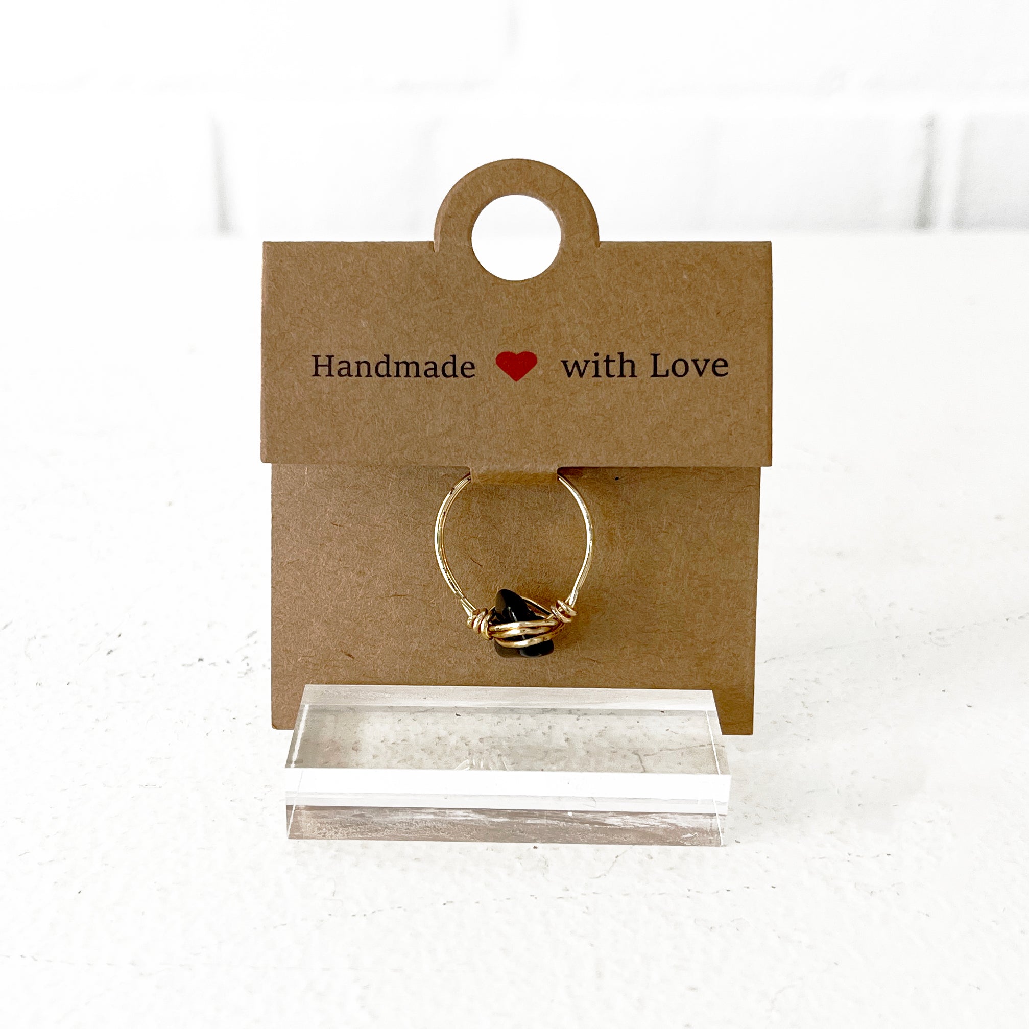 Quiet Strength Obsidian Ring