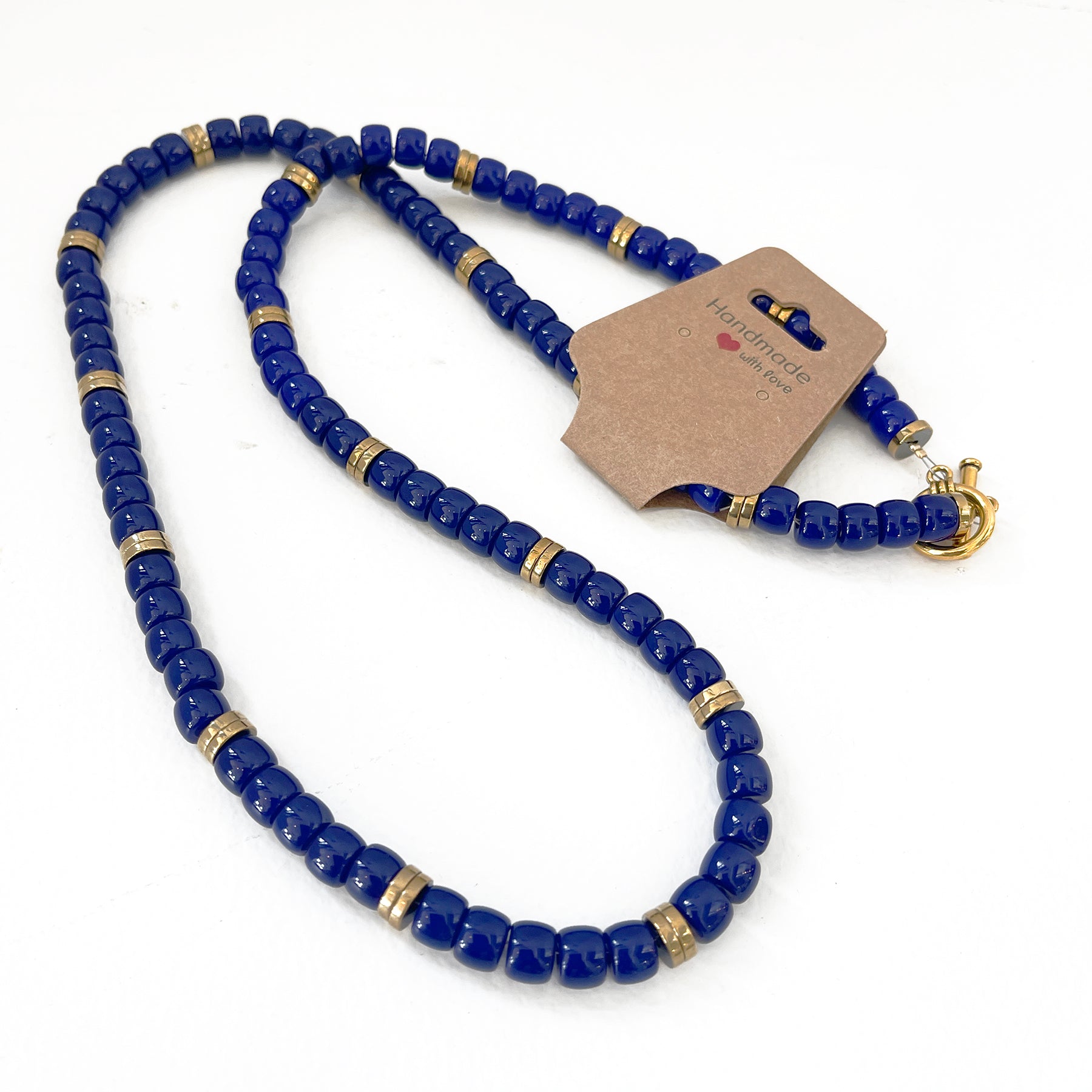 Blue & Gold Necklace