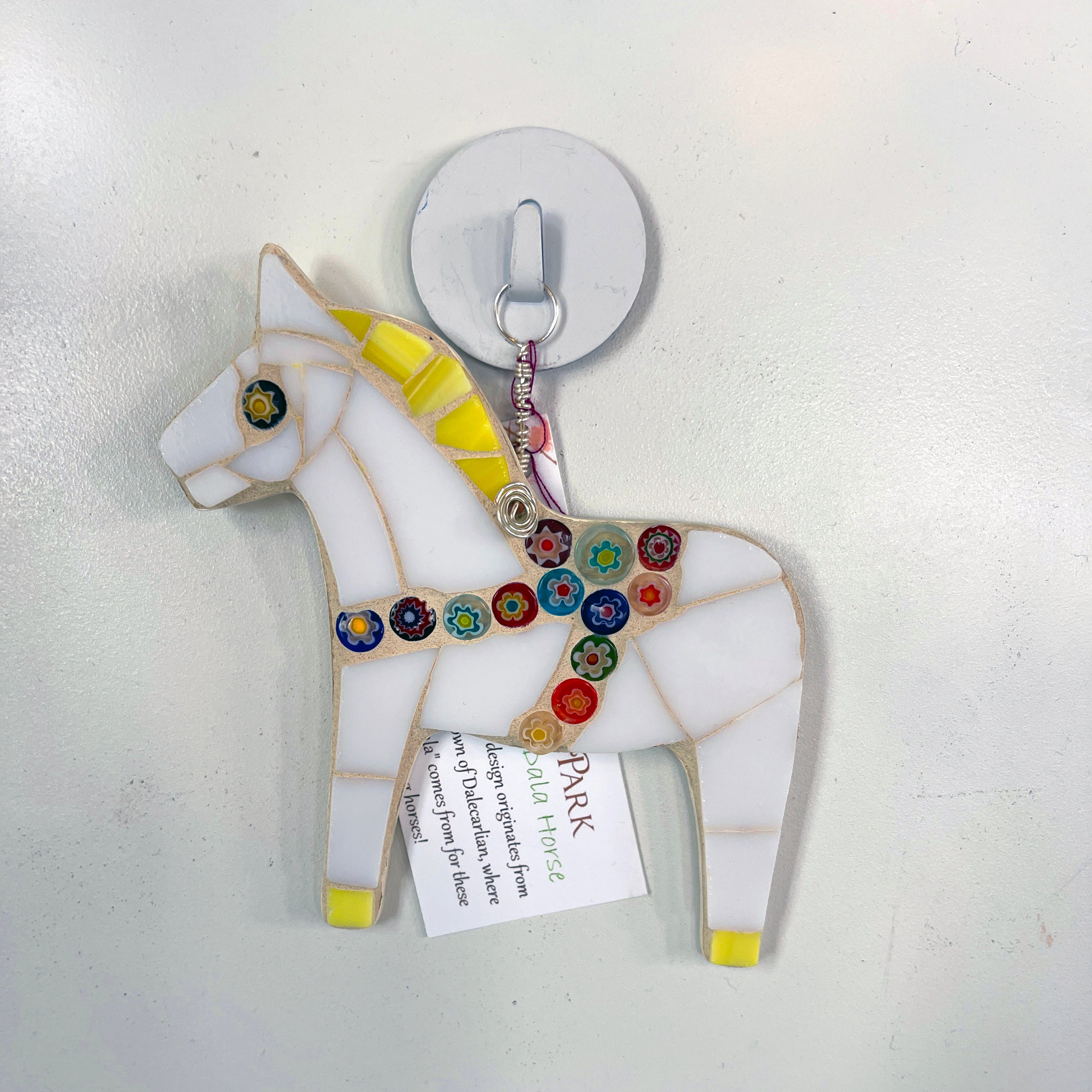 Mosaic Swedish Dala Horse