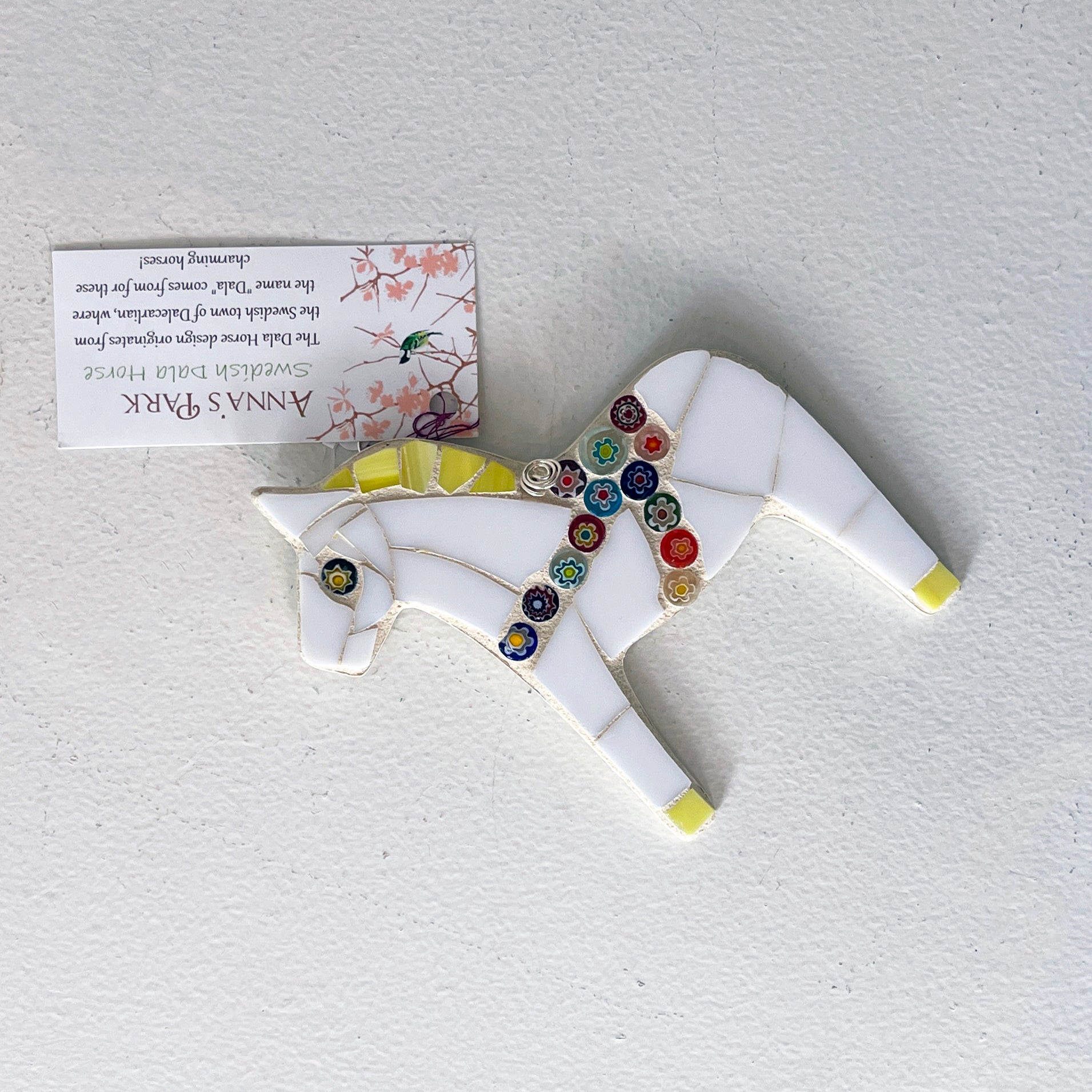 Mosaic Swedish Dala Horse