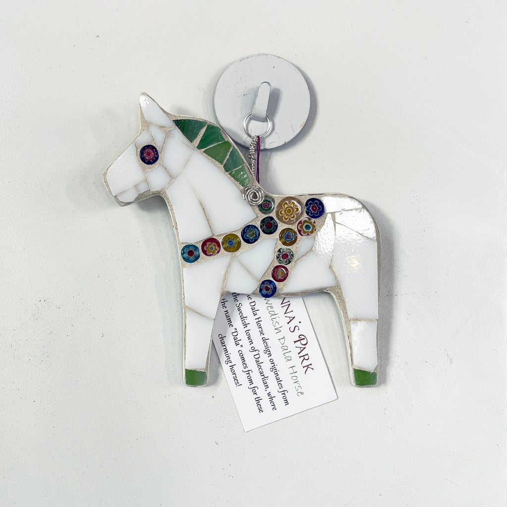 Mosaic Swedish Dala Horse