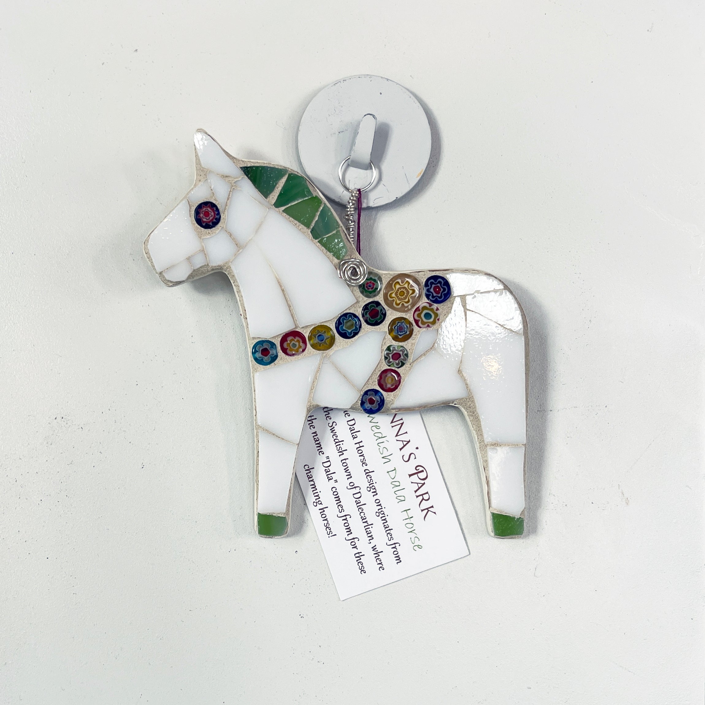 Mosaic Swedish Dala Horse