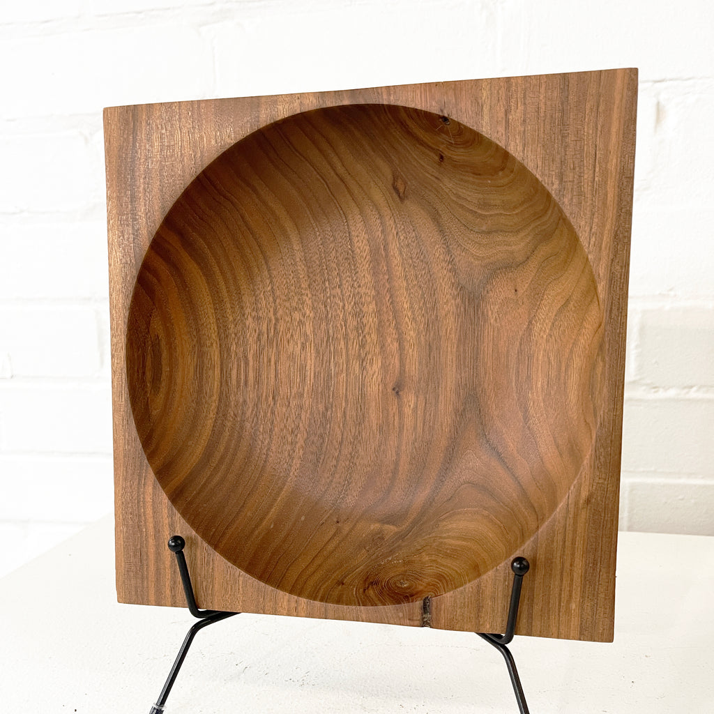 Handcrafted Wood Serving Bowl